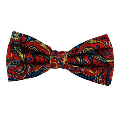 Red Bow Ties For Men Mens Bow Ties Silk Bow Ties Red Bow Tie