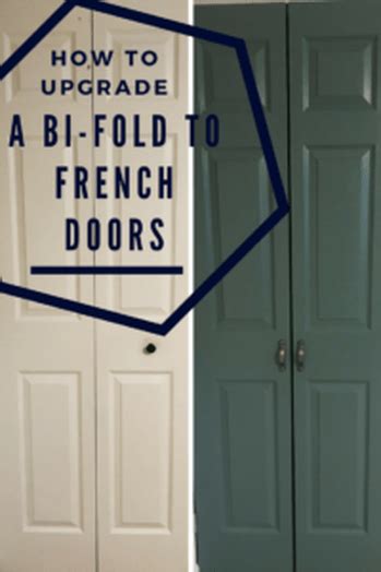 Bifold doors standard sizes for closet bifold doors: How To Upgrade Your Bi-fold Doors Into French Doors | Door ...