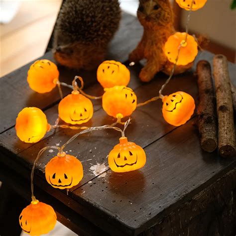 Halloween Pumpkin Led String Light 3m 20 Leds Halloween Party Light
