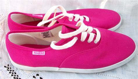 Bright Hot Pink Tennis Shoes Pacific Express 85 Etsy In 2020 With