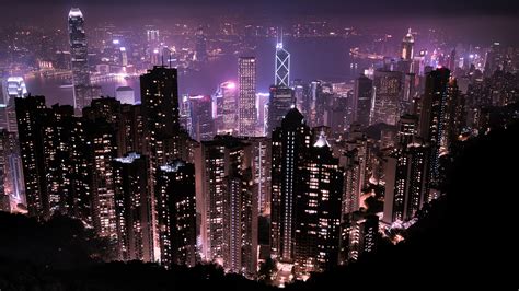 City Hong Kong Skyline Skyscraper Hd Travel Wallpapers Hd Wallpapers