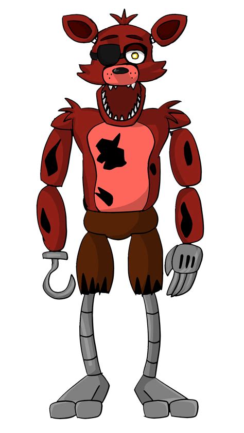 How To Draw Fnaf Withered Foxy Read Withered Foxy From The Story Fnaf Drawings By Jarek5500
