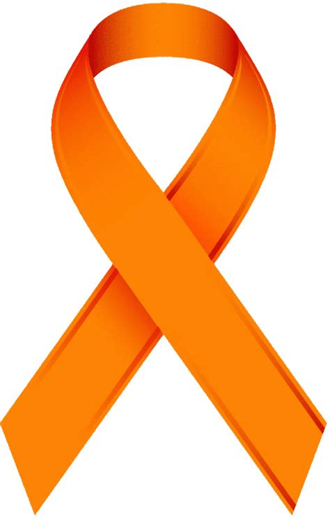 Download High Quality Cancer Ribbon Clipart Orange Transparent Png