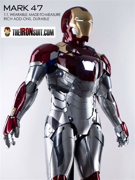 Real Iron Man Armor Costume Replica Handmade Cosplay Customized Marvel
