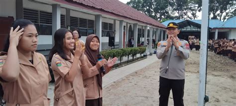 Kapolres Simalungun Minta Pelajar Smk Negeri 1 Siantar Hindari Narkoba