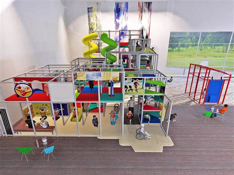 Large Indoor Playground Structures Soft Play Equipment
