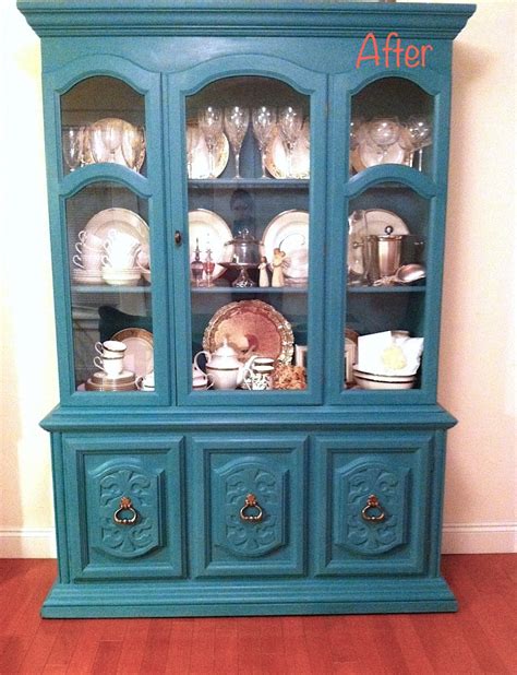 Check for any bleed through of the color beneath the paint. This Pinterest Life: Chalk Paint China Cabinet Redo