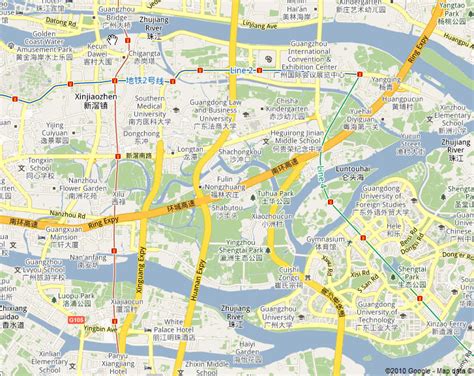 Guangzhou Maps Maps Of Guangzhou Guangzhou City Map