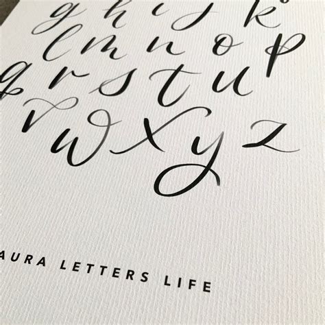 Calligraphy Calligraphy Alphabet Lettering Guide Lett Vrogue Co