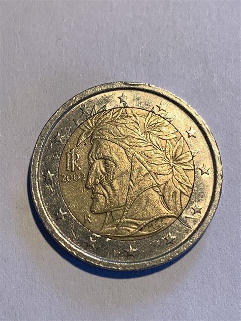 Pièce De 2 Euros Rare 2002 Dante Alighieri Ebay
