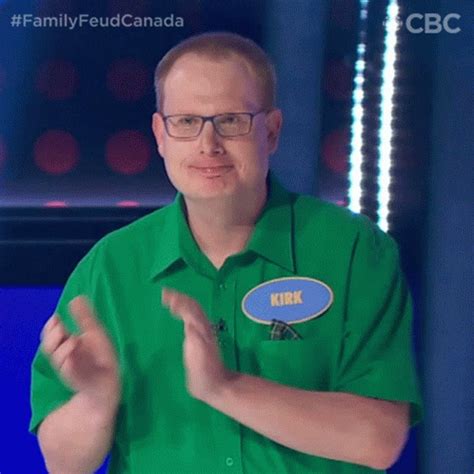 Clapping Kirk Gif Clapping Kirk Family Feud Canada Discover Share Gifs