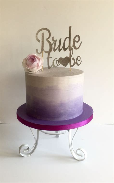 Ombré Buttercream Bridal Shower Cake In 2019 Bridal Shower Cakes