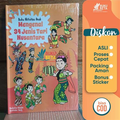 Jual Buku Aktivitas Anak Mengenal 34 Jenis Tari Nusantara Paskalina