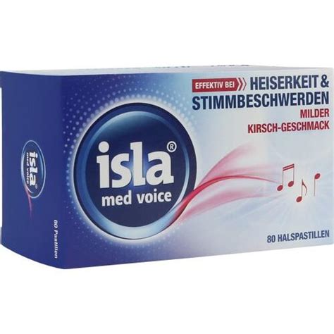 Isla Med Voice Pastillen 80 St Careline