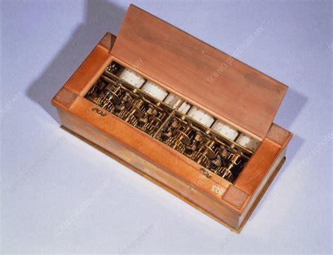 A Pascaline Calculating Machine Stock Image T4040029