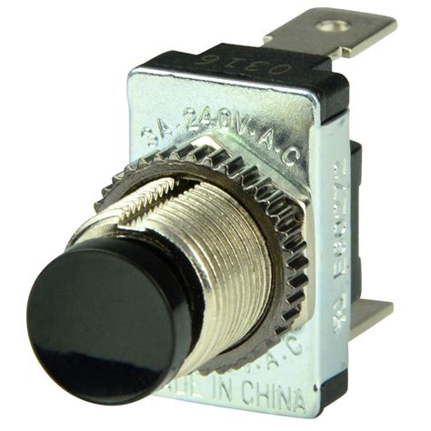 Bep Spst Momentary Contact Switch Black Onoff Overtons
