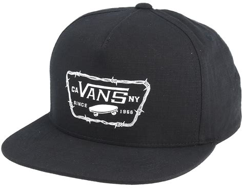 Drop V Ii Black Snapback Vans Caps Uk