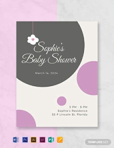 Most baby showers are held when the expectant mom is about seven months pregnant⁠—she's pick baby shower favors. baby shower program