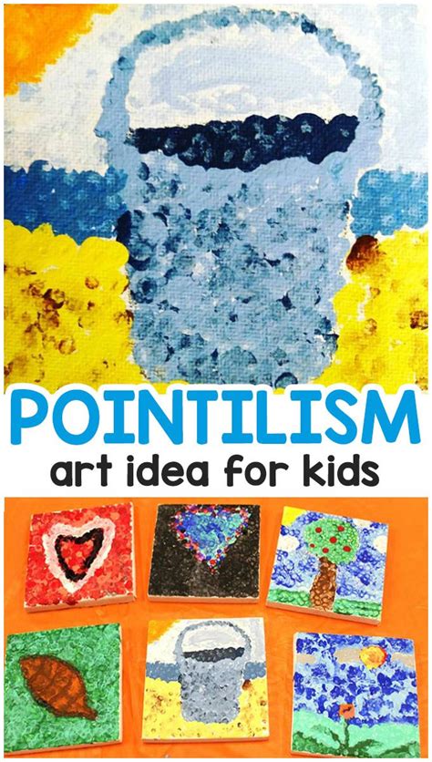Georges Seurat Pointillism Art Lesson For Kids