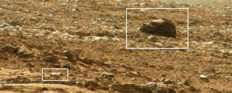 Nasa Mars Curiosity Photographed Buried Statue And Bottle On Mars Ufo
