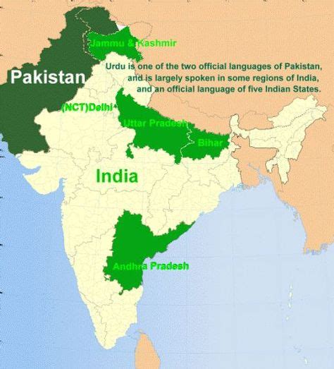 Region Where Urdu Is Spoken Urdu Is Widely Spoken In Pakistan Being