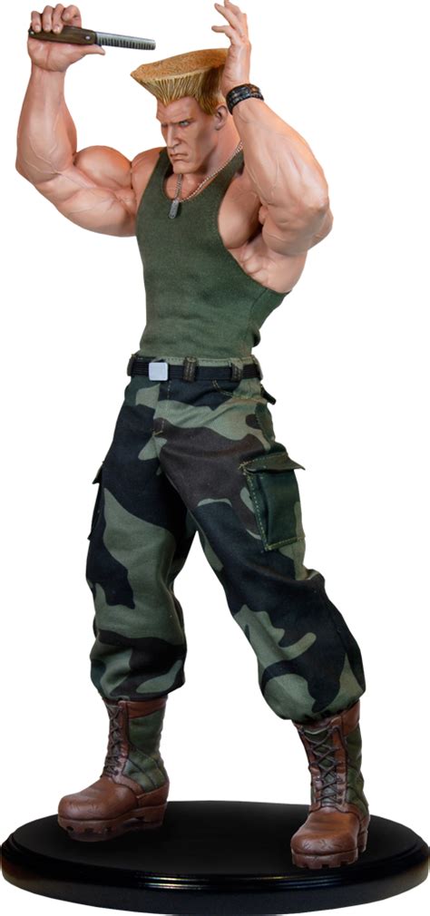 Guile Mixed Media Statue | Street fighter, Guile street fighter, Street fighter characters