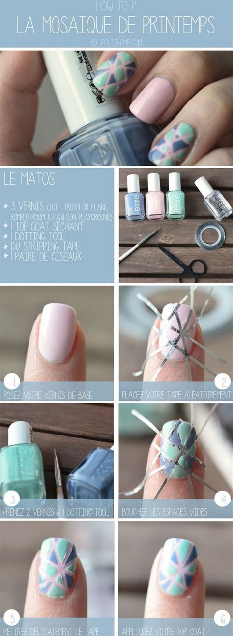 20 Easy And Fun Step By Step Nail Art Tutorials Styletic
