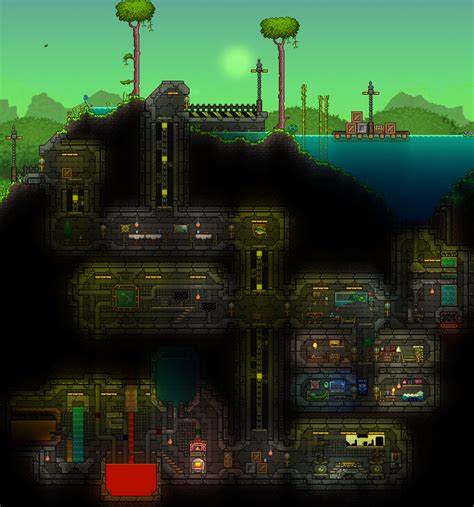 Jungle Base And Underground Bunker Terraria Community Forums