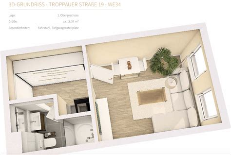 In ihrem browser ist ein werbeblocker aktiviert. 1 Zimmer Wohnung im 1. Obergeschoss - Immoanteil24