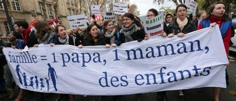 Nouvelle Manifestation à Paris Aujourdhui Des Anti Mariage Gay
