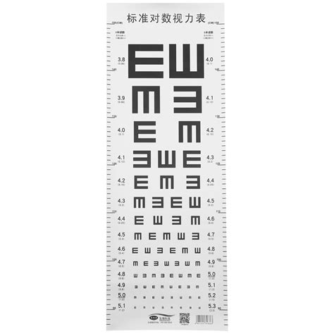 Buy Eye Charts For Eye Exams 10 Feet 2 In 1 Visual Testing Chart With