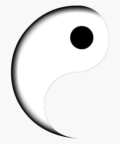 Half Of A Yin Yang Hd Png Download Kindpng