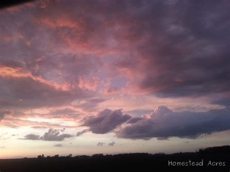 Beautiful Photos Of Storm Clouds At Sunset Homestead Acres