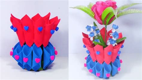Diy Plastic Bottle Art And Craft Idea Best Out Of Waste Ideas Foam
