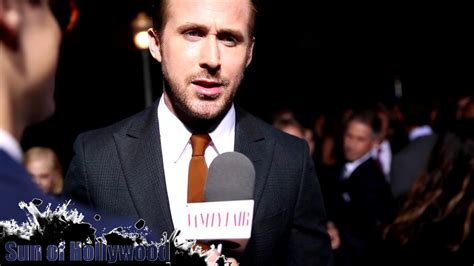 Ryan Gosling Interviews With Vanity Fair At The La La Land Premier Youre Welcome Ladies
