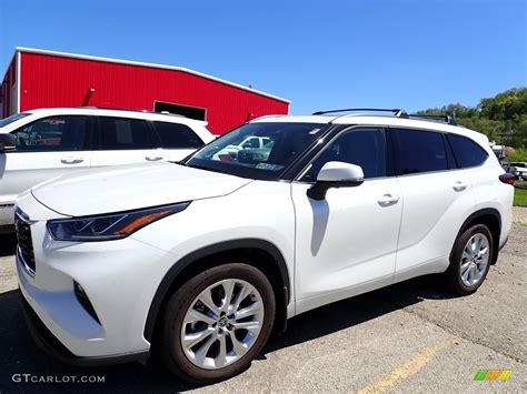 2022 Wind Chill Pearl Toyota Highlander Limited Awd 144183818