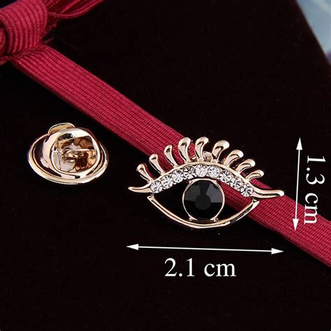 Hot Sale Fashion Small Eye Women Wedding And Party Broochesladies Gold