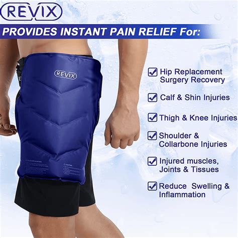 Revix Hip Ice Pack Wrap After Surgery For Hip Bursitis Reusable Ice Pa