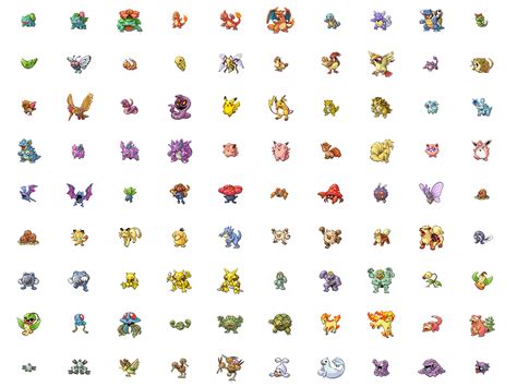 Pokémon Fireredleafgreen Kanto Pokédex Pokémon Database