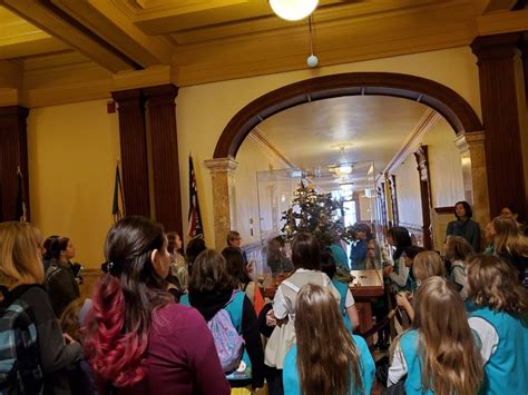 Spotswood Girl Scouts Tour Nj State House Get Civics