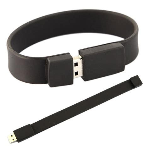 Fashion Silicone Bracelet Usb 20 Flash Memory Drive 8gb In Usb Flash Drives From Computer