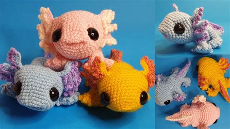 Kmi 2 How To Crochet An Axolotl Amigurumi Super Cute Youtube