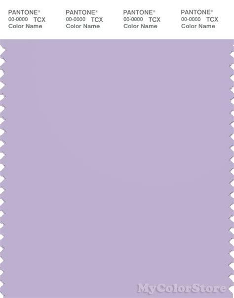 Pantone Smart 14 3812 Tcx Color Swatch Card Pantone Pastel Lilac