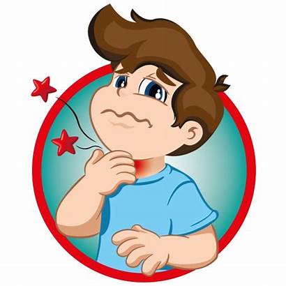Throat Child Pain Symptoms Raucedine Tuft Depicts