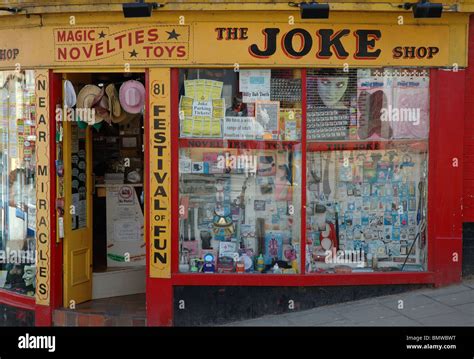 The Joke Shop Scarborough Yorkshire England Uk Stock Photo Alamy