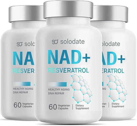 Comprar Solodate Nad Supplement 1000mg Upgraded Nad Boosting Supplement For High Absorption