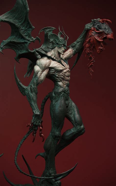 Devilman Monster Concept Art Concept Art Characters Dark Fantasy Art
