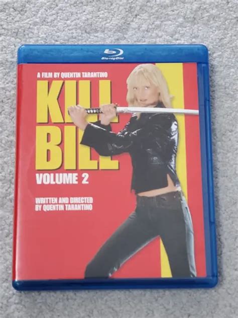 Kill Bill Volume Blu Ray Dvd Uma Thurman Quentin Tarantino