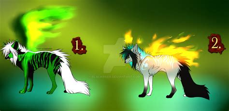Flame Wolves Auction Closed By Blackbrier On Deviantart