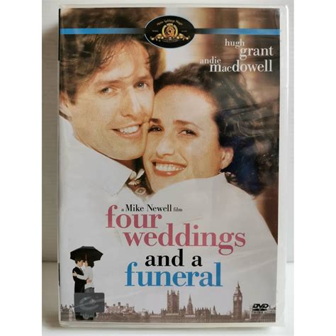 Dvd Four Weddings And A Funeral Hugh Grant Shopee Philippines